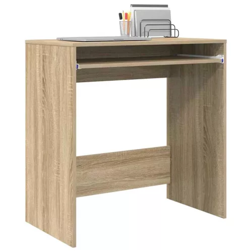 Asztal polcokkal sonoma tölgy 77.5 x 43 x 79 cm Faanyag