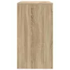 Asztal polcokkal sonoma tölgy 77.5 x 43 x 79 cm Faanyag