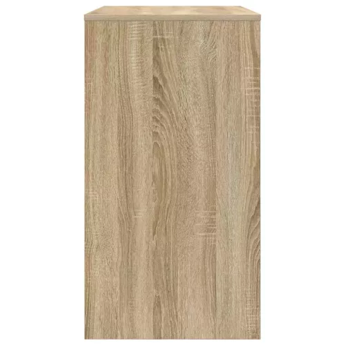 Asztal polcokkal sonoma tölgy 77.5 x 43 x 79 cm Faanyag