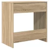 Asztal polcokkal sonoma tölgy 77.5 x 43 x 79 cm Faanyag