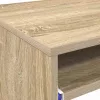Asztal polcokkal sonoma tölgy 77.5 x 43 x 79 cm Faanyag