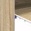 Asztal polcokkal sonoma tölgy 77.5 x 43 x 79 cm Faanyag