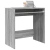 Asztal polcokkal tárolóval Szürke 77.5 x 43 x 79 cm Faanyag