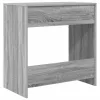 Asztal polcokkal tárolóval Szürke 77.5 x 43 x 79 cm Faanyag