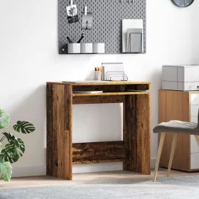   Asztal polcokkal tárolóval Régi fa 77.5 x 43 x 79 cm Faanyag