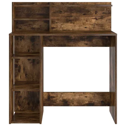 Íróasztal tárolóval Füstölt tölgy 90 x 48 x 101.5 cm Faanyag