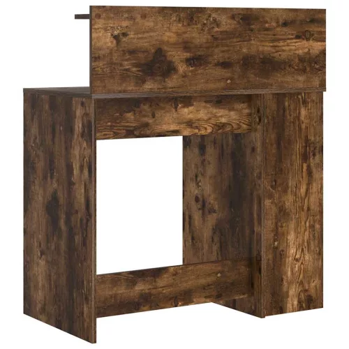Íróasztal tárolóval Füstölt tölgy 90 x 48 x 101.5 cm Faanyag