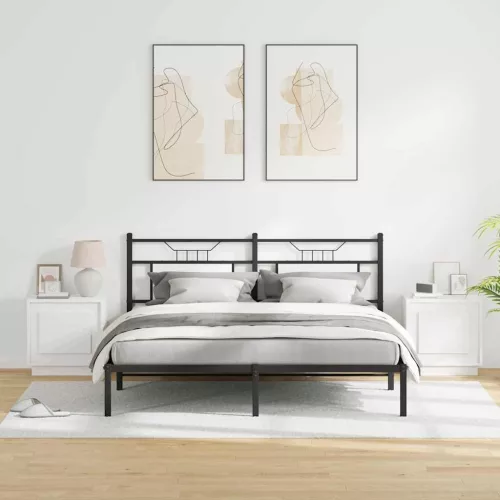 Éjjeliszekrény tartalmaz 2 pcs Fehér 44 x 34.5 x 45 cm Faanyag