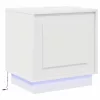 Éjjeliszekrény tartalmaz 2 pcs Fehér 44 x 34.5 x 45 cm Faanyag