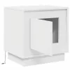 Éjjeliszekrény tartalmaz 2 pcs Fehér 44 x 34.5 x 45 cm Faanyag