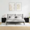 Éjjeliszekrény tartalmaz 2 pcs Fekete 44 x 34.5 x 45 cm Faanyag