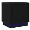 Éjjeliszekrény tartalmaz 2 pcs Fekete 44 x 34.5 x 45 cm Faanyag