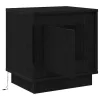 Éjjeliszekrény tartalmaz 2 pcs Fekete 44 x 34.5 x 45 cm Faanyag