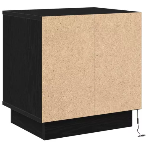 Éjjeliszekrény tartalmaz 2 pcs Fekete 44 x 34.5 x 45 cm Faanyag