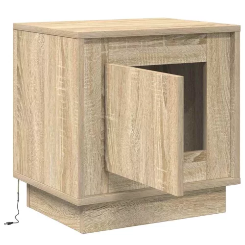 Éjjeliszekrény tartalmaz sonoma tölgy 44 x 34.5 x 45 cm Faanyag