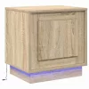 Éjjeliszekrény 2 pcs sonoma tölgy 44 x 34.5 x 45 cm Faanyag