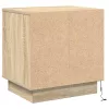 Éjjeliszekrény 2 pcs sonoma tölgy 44 x 34.5 x 45 cm Faanyag
