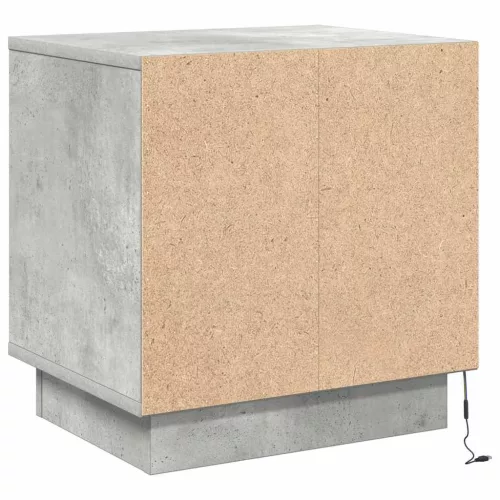 Éjjeliszekrény tartalmaz Beton szürke 44 x 34.5 x 45 cm Faanyag