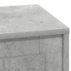 Éjjeliszekrény tartalmaz Beton szürke 44 x 34.5 x 45 cm Faanyag