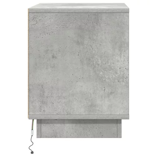 Éjjeliszekrény 2 pcs Beton szürke 44 x 34.5 x 45 cm Faanyag