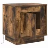 Éjjeliszekrény 2 pcs Füstölt tölgy 44 x 34.5 x 45 cm Faanyag