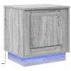 Éjjeliszekrény tartalmaz 2 pcs Szürke 44 x 34.5 x 45 cm Faanyag