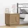 Éjjeliszekrény 2 pcs kézműves tölgy 44 x 34.5 x 45 cm Faanyag