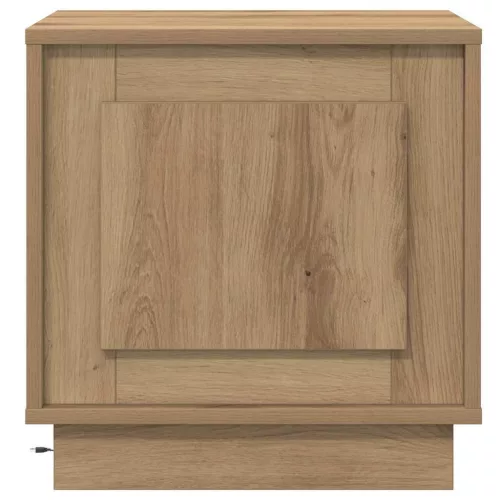 Éjjeliszekrény 2 pcs kézműves tölgy 44 x 34.5 x 45 cm Faanyag