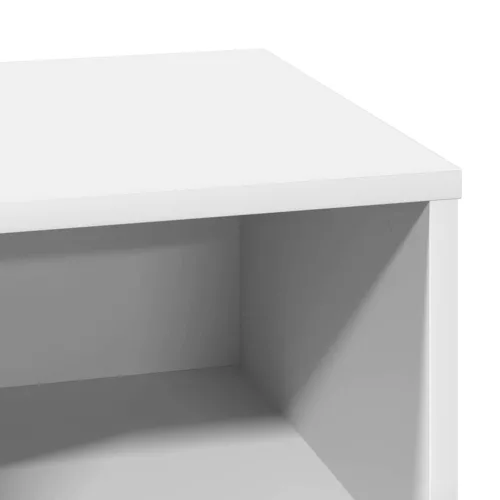 Éjjeliszekrény fiókkal Fehér 50 x 34.5 x 50 cm Faanyag