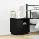 Éjjeliszekrény fiókkal 2 pcs Fekete 50 x 34.5 x 50 cm Faanyag