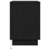 Éjjeliszekrény fiókkal 2 pcs Fekete 50 x 34.5 x 50 cm Faanyag