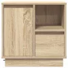 Éjjeliszekrény fiókkal sonoma tölgy 50 x 34.5 x 50 cm Faanyag