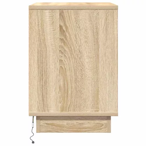 Éjjeliszekrény fiókkal sonoma tölgy 50 x 34.5 x 50 cm Faanyag