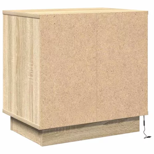 Éjjeliszekrény fiókkal sonoma tölgy 50 x 34.5 x 50 cm Faanyag