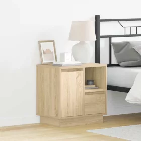   Éjjeliszekrény 2 pcs sonoma tölgy 50 x 34.5 x 50 cm Faanyag