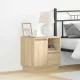 Éjjeliszekrény 2 pcs sonoma tölgy 50 x 34.5 x 50 cm Faanyag