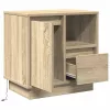 Éjjeliszekrény 2 pcs sonoma tölgy 50 x 34.5 x 50 cm Faanyag