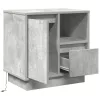 Éjjeliszekrény fiókkal Beton szürke 50 x 34.5 x 50 cm Faanyag