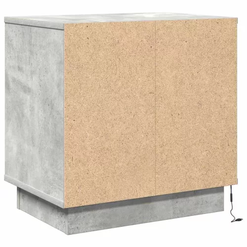 Éjjeliszekrény fiókkal Beton szürke 50 x 34.5 x 50 cm Faanyag