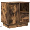 Éjjeliszekrény 2 pcs Füstölt tölgy 50 x 34.5 x 50 cm Faanyag