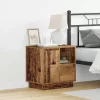 Éjjeliszekrény fiókkal 2 pcs Öreg fa 50 x 34.5 x 50 cm Faanyag