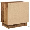 Éjjeliszekrény fiókkal 2 pcs Öreg fa 50 x 34.5 x 50 cm Faanyag