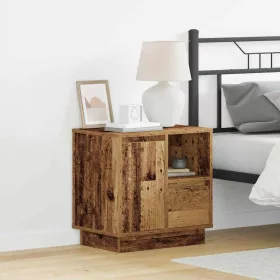   Éjjeliszekrény fiókkal 2 pcs Öreg fa 50 x 34.5 x 50 cm Faanyag