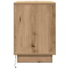 Éjjeliszekrény fiókkal kézműves tölgy 50 x 34.5 x 50 cm Faanyag
