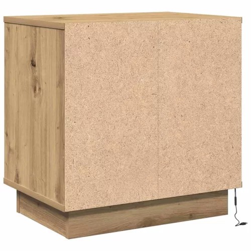 Éjjeliszekrény fiókkal kézműves tölgy 50 x 34.5 x 50 cm Faanyag