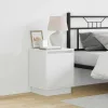 Éjjeliszekrény tartalmaz 2 pcs Fehér 39 x 34,5 x 50 cm Faanyag