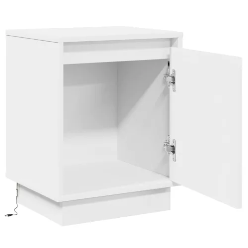 Éjjeliszekrény tartalmaz 2 pcs Fehér 39 x 34,5 x 50 cm Faanyag