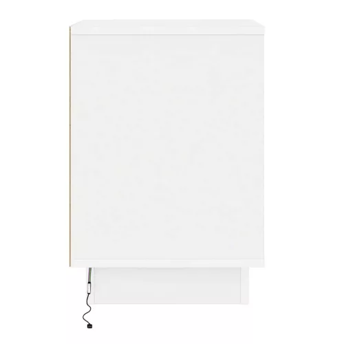 Éjjeliszekrény tartalmaz 2 pcs Fehér 39 x 34,5 x 50 cm Faanyag