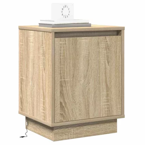 Éjjeliszekrény 2 pcs sonoma tölgy 39 x 34,5 x 50 cm Faanyag