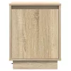Éjjeliszekrény 2 pcs sonoma tölgy 39 x 34,5 x 50 cm Faanyag